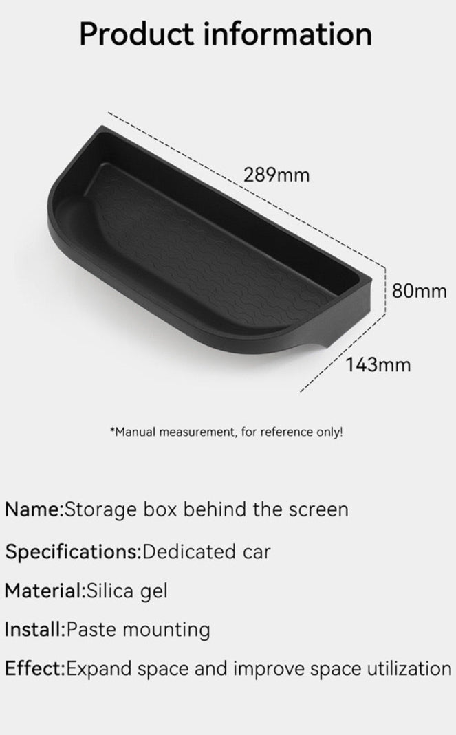 Behind Screen Storage Tray for BYD Shark 6